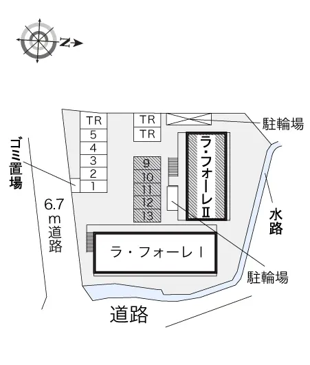 ★手数料０円★羽曳野市西浦　月極駐車場（LP）